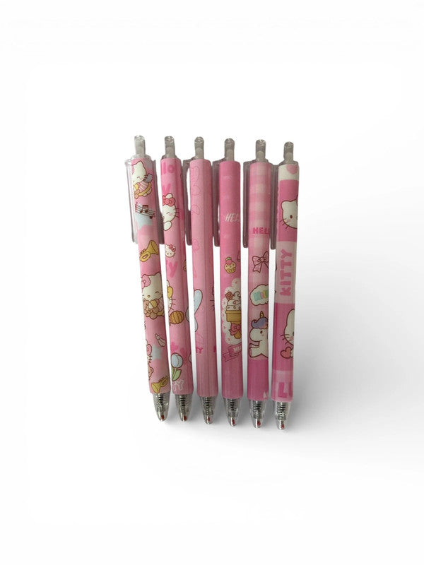 Set of Hello Kitty 0.5mm gel pens black ink - Sanrio