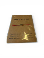 Make a wish heart bracelet and description card