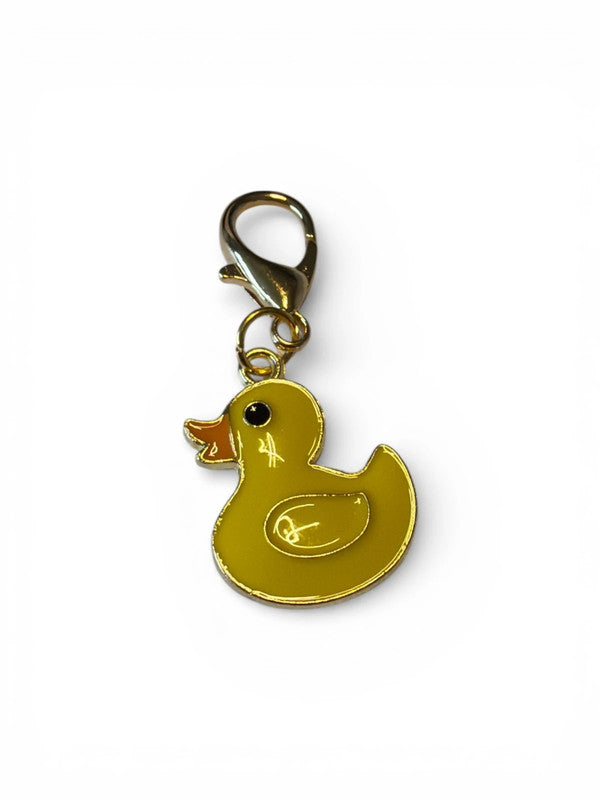 Travel duck description card and duck keyring