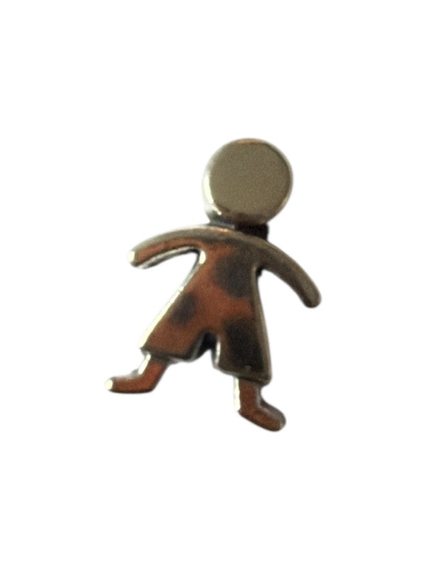 Metal charm for charm bracelet - child