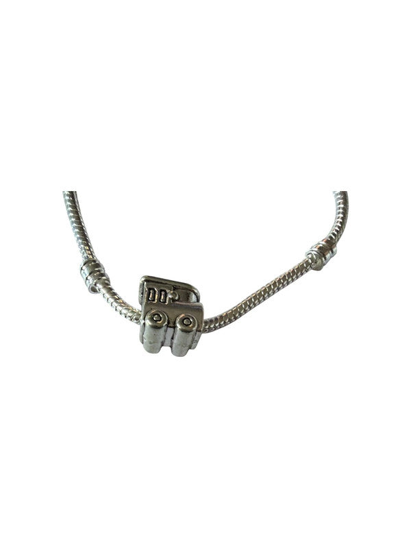 Metal charm for charm bracelet - Train