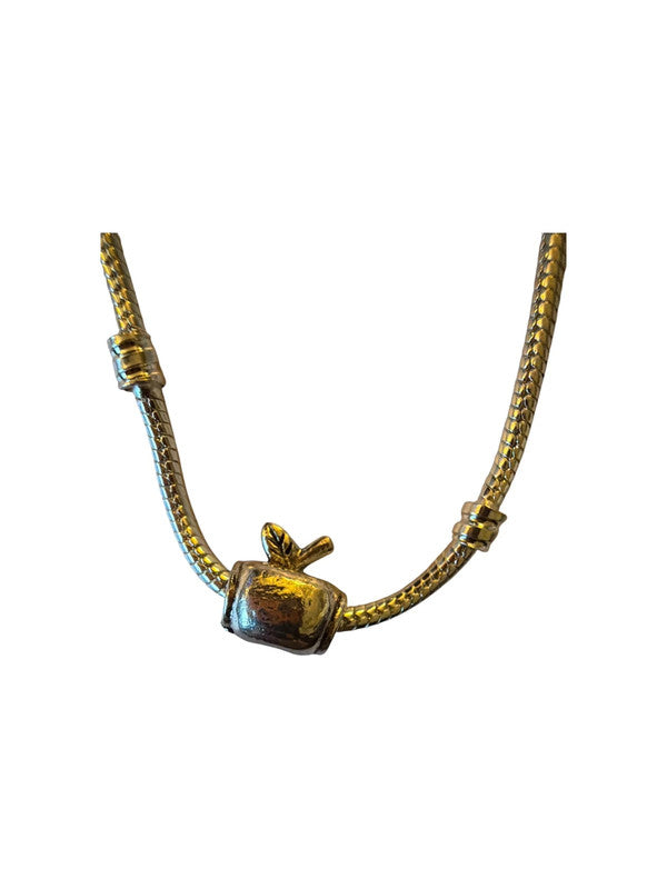 Metal charms for charm bracelet - Apple