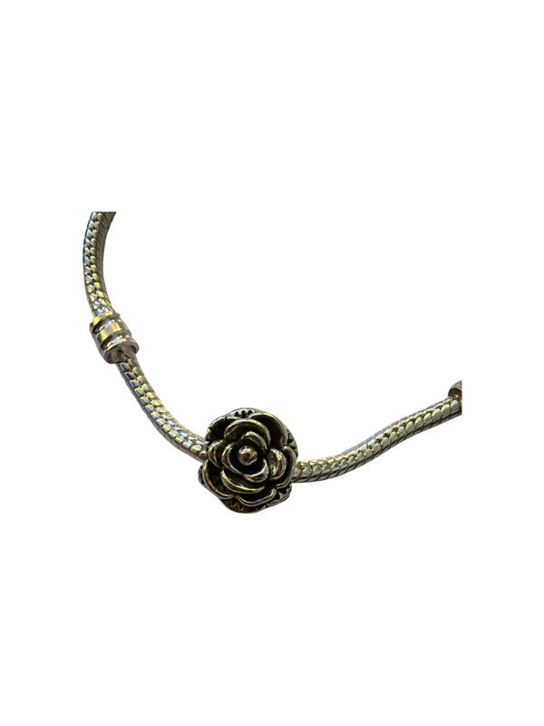 Metal charm for charm bracelet - Rose